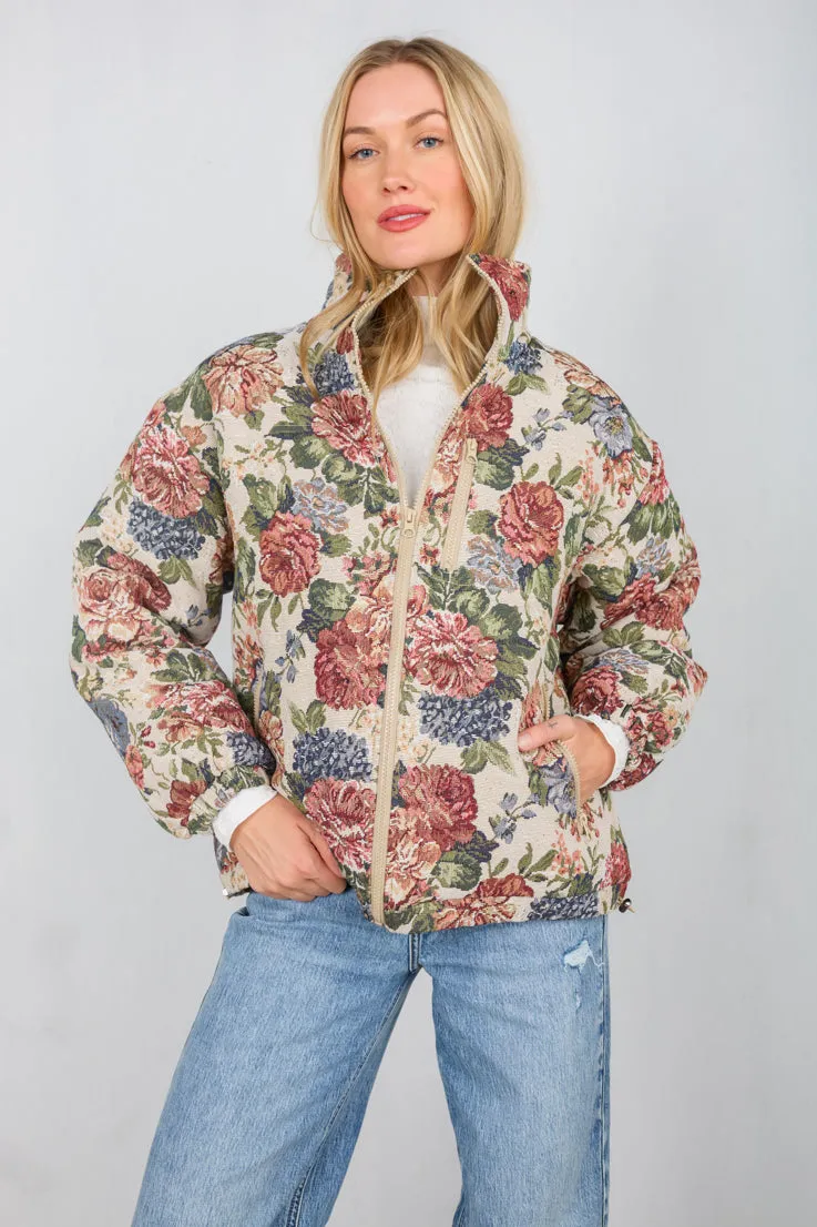 Cottagecore Puffer Jacket